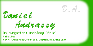 daniel andrassy business card
