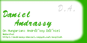 daniel andrassy business card